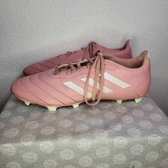 Adidas Goletto VIII Firm Ground Soccer Cleats in Pink and White size 13 - Picture 4 of 10